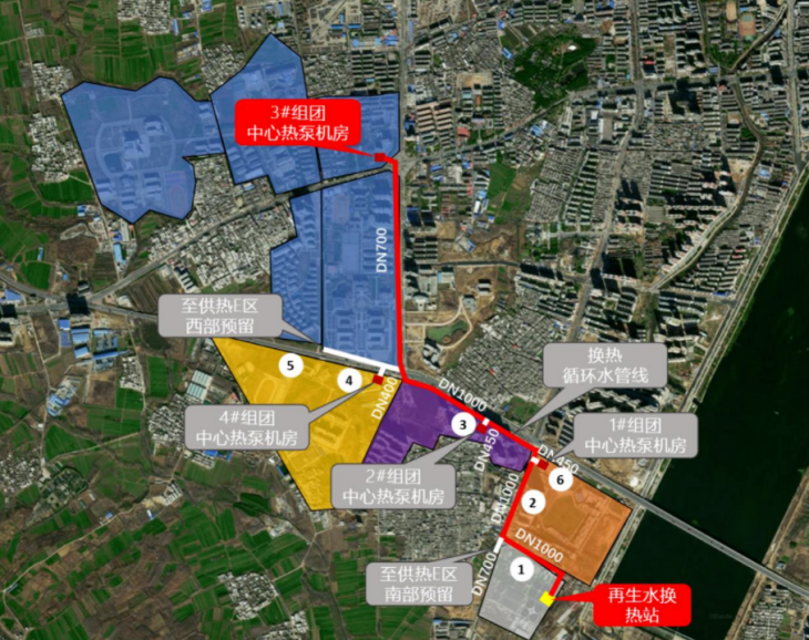 某市中心城區再生水源熱泵供熱供冷項目-地熱開發利用-地大熱能